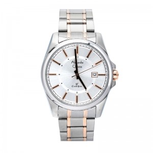 Alexandre Christie AC 8502 Silver Rosegold White Man MDBTRSL
